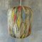 Vintage Ceiling Lamp with Fabric, 1950s, Image 9