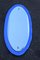 Italian Oval Cobalt Blue Mirror from Veca, 1960s, Image 4