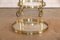 Brass and Glass 2-Tier Bar Cart Trolley in the Style of Maison Baguès, 1950s 8