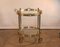 Brass and Glass 2-Tier Bar Cart Trolley in the Style of Maison Baguès, 1950s, Image 2