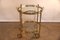 Brass and Glass 2-Tier Bar Cart Trolley in the Style of Maison Baguès, 1950s, Image 1