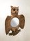 Französischer Vintage Convex Bubble Owl Spiegel, 1960er 3