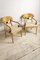 Large 19th Century Swedish Birch Side Chairs, Set of 2, Image 7