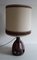 Lámpara de mesa vintage de cerámica de EEA-Leuchten, años 70, Imagen 1