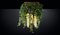 Flower Power Kronleuchter aus Muranoglas und künstlichem Efeu von Vgnewtrend 1