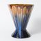 Vintage Belgian Drip Glaze Ceramic Vase from Faiencerie Thulin 2