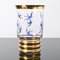 Vintage Belgian Glass Vase with Swallows from Laeken, Image 2