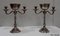 Vintage Silver-Plated Candleholders, Set of 2 1