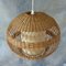 Vintage Rattan Ceiling Lamp, Image 8
