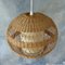 Vintage Rattan Ceiling Lamp 9