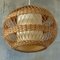Vintage Rattan Ceiling Lamp, Image 3