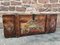 Antique French Rustic Painted Trunk, Image 5