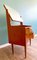 Scandinavian Teak Dressing Table with Swivel Mirror, 1960s, Image 8