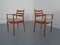 Chaises de Salon en Teck par Arne Vodder pour France & Søn / France & Daverkosen, 1960s, Set de 10 8