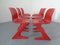 Kangaroo Chairs by Ernst Moeckl & Siegfried Mehl for VEB, 1960s, Set of 6 6