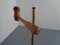 Lámpara de pie ajustable vintage de teca, años 60, Imagen 23