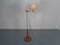 Verstellbare Vintage Teak Stehlampe, 1960er 5