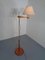 Lampadaire Ajustable Vintage en Teck, 1960s 3