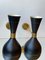 Black Wall Lights in the Style of Stilnovo, 1980s, Set of 2 2