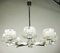 Mid-Century Chrome and Glass Pendant Lamp 6