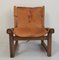 Spanish Walnut and Leather Model Riaza Childrens Chair by Paco Muñoz for Darro, 1950s 3