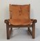 Spanish Walnut and Leather Model Riaza Childrens Chair by Paco Muñoz for Darro, 1950s, Image 3