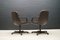 Leather Desk Chairs by Charles Pollock for Comforto, 1960s, Set of 2 5