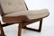 Mid-Century Teak and Fabric Lounge Chairs, 1950s, Set of 2 10