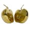 Hollywood Regency Brass Apple Halves Bookends from Apko, Set of 2 1