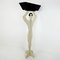 Postmodern Art Deco Style Plant Stand in the Shape of an Elegant Lady 3