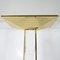 Hollywood Regency Brass and Acrylic Glass Floor Lamp, Image 3