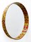 Mid-Century Modern Mosaic Framed Circular Wall Mirror, Italy, 1960s, Image 8