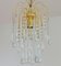 Vintage Murano Glass Teardrop Waterfall Ceiling Lamp 2