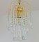 Vintage Murano Glass Teardrop Waterfall Ceiling Lamp, Image 2