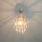Vintage Murano Glass Teardrop Waterfall Ceiling Lamp, Image 7