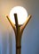 Lámpara de pie vintage de bambú, años 70, Imagen 4