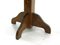 French Modern 3-Legged Chairs & Table in Solid Oak, 1970s, Set of 5, Image 28