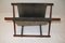Danish Leather and Teak Newspaper Rack, 1960s 4