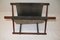 Danish Leather and Teak Newspaper Rack, 1960s 4