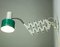 Vintage Petrol Gooseneck Scissor Sconce from SIS, 1960s 4