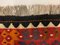 Grand Tapis Kilim Vintage en Laine Rouge, Orange, Marron et Noire, Afghanistan, 1960s 8