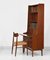 Vintage Danish Teak Secretaire Desk Bookcase by Johannes Sorth for Bornholm, 1960s 14