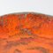 Mid-Century Brutalist Orange Ceramic Bowl by Jan Van Erp 3