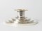 Vintage Art Deco Silver-Plated Candleholder from Holger Fridericias 1