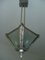 Art Deco Floral and Geometric Ceiling Lamp, 1920s, Image 10