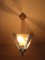 Lámpara de techo Art Déco floral y geométrica, años 20, Imagen 8