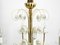 Large Mid-Century Brass 7-Arm Chandelier from Vereinigte Werkstätten Collection, 1950s 14