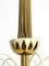 Lampadario grande a otto braccia Mid-Century in ottone di Vereinigte Werkstätten Collection, anni '50, Immagine 10