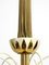 Large Mid-Century Brass 7-Arm Chandelier from Vereinigte Werkstätten Collection, 1950s, Image 10