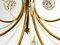 Large Mid-Century Brass 7-Arm Chandelier from Vereinigte Werkstätten Collection, 1950s, Image 17